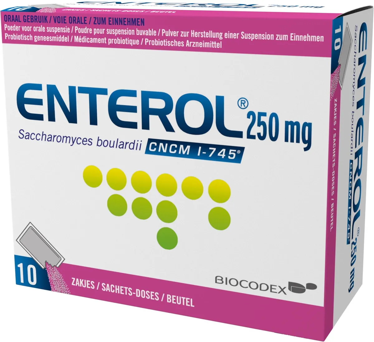 Enterol 250mg 10 Sachets