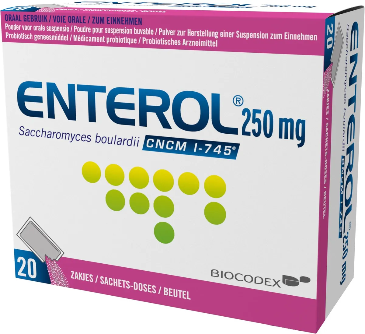 Enterol 250mg 20 Sachets
