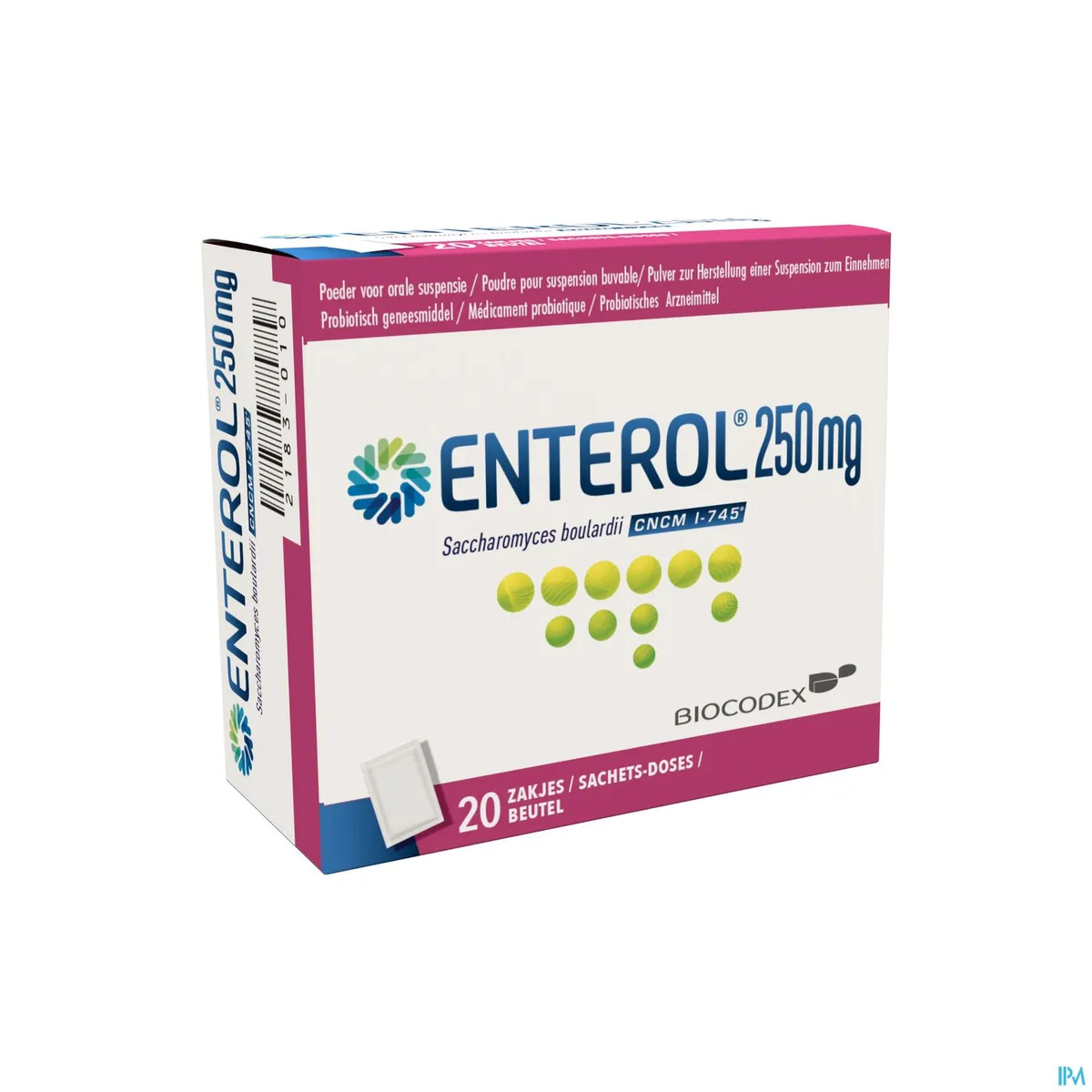 Enterol 250mg 20 zakjes