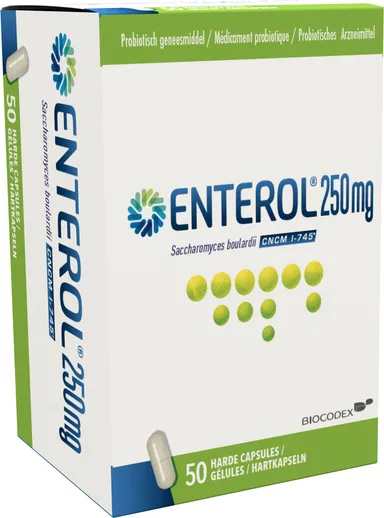 Enterol 250mg 50 Capsules (potje)