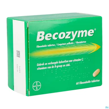 Becozyme 60 Comprimés Pelliculés