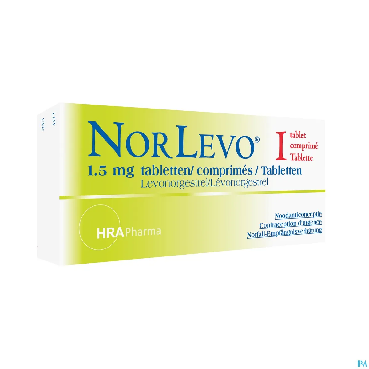 NorLevo 1,5mg 1 Comprimé