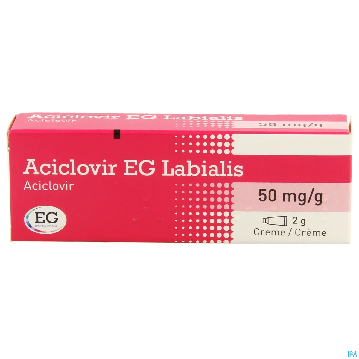 Aciclovir EG Labialis Crème 2gr