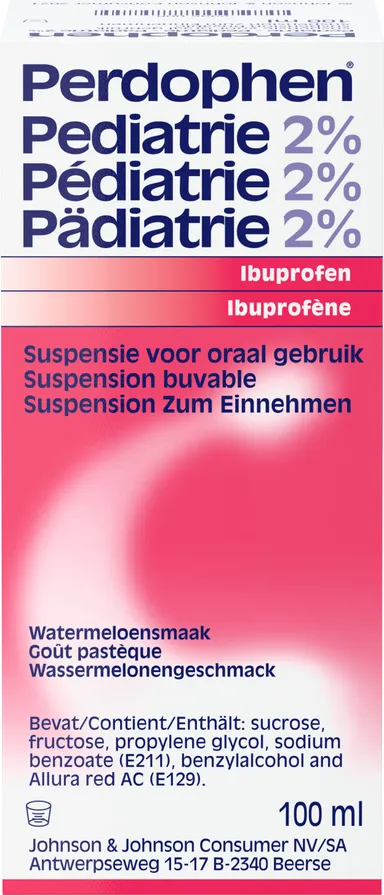 Perdophen Pediatrie 2% Drinkbare Suspensie 100ml