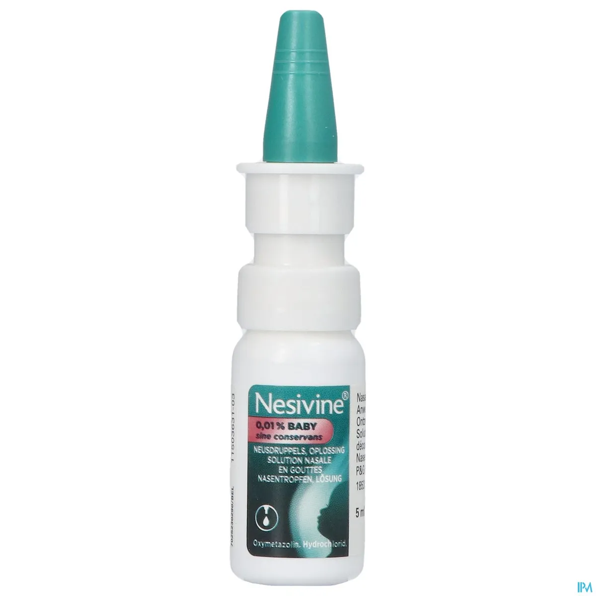Nesivine 0,01% Baby Sine Conservans Gouttes Nasales 5ml