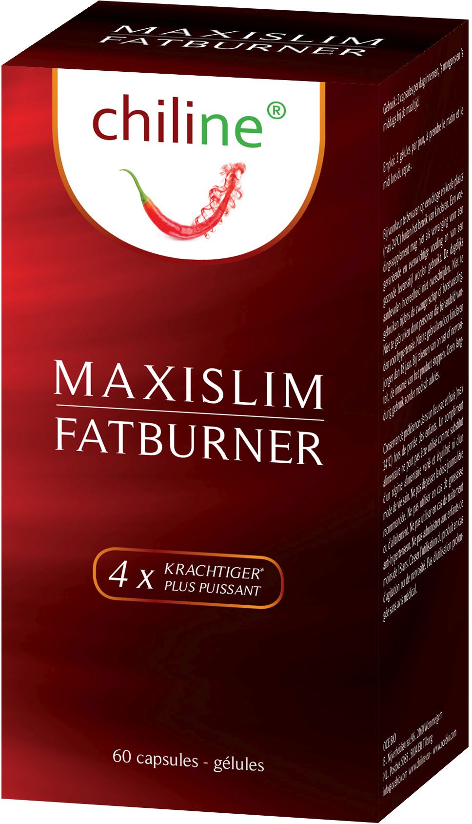 Chiline Maxi-Slim FatBurner 60 Capsules - Brûleurs de graisse ...