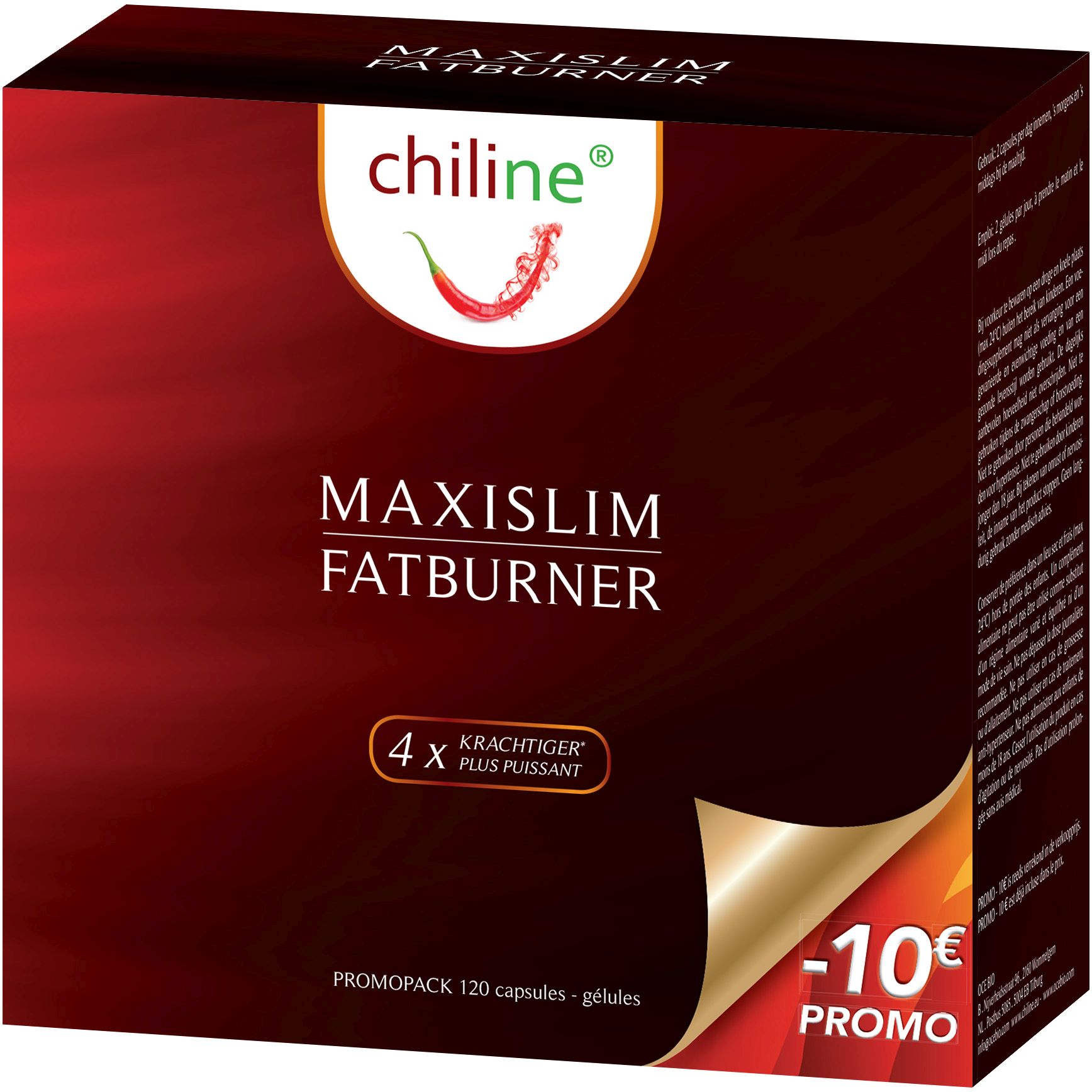 Chiline Maxi-Slim FatBurner 120 Capsules (remise de 10 euros ...