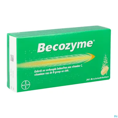 Becozyme 30 Comprimés Effervescents