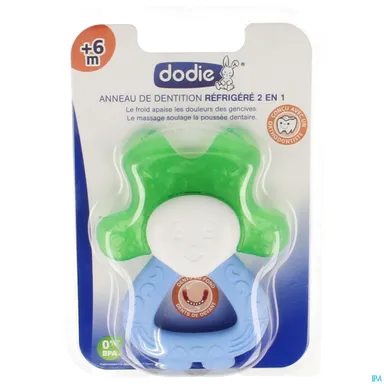 Dodie Gekoelde Bijtring 2-in-1 Blauw Groen