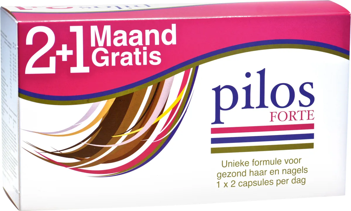 Pilos Forte Tripack 3 Dozen van 2 x 30 Capsules (een maand gratis)