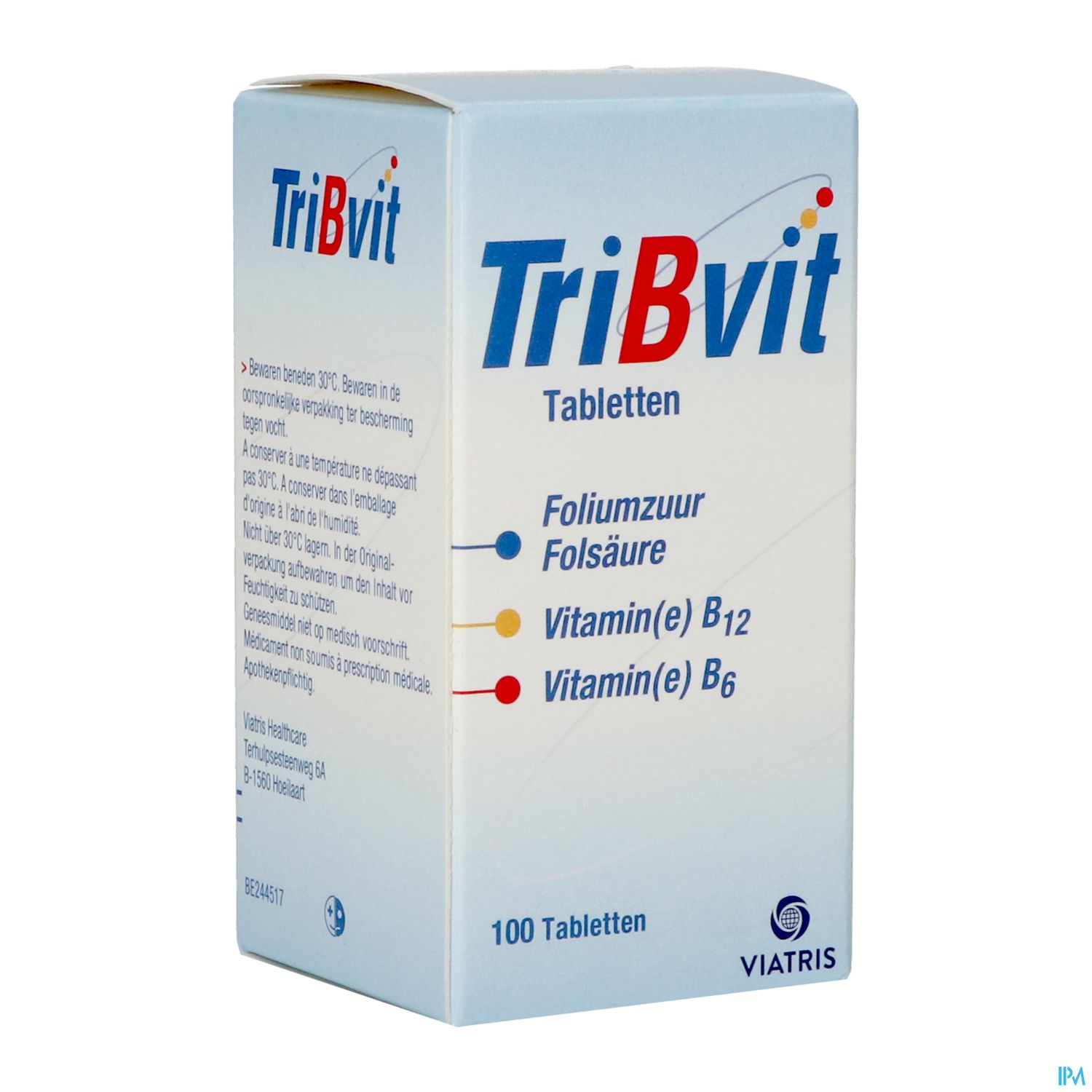 Trivit TriBvit 100 Tabletten - Vitamine B | Online apotheek - Medi-Market