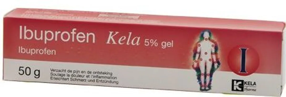 Ibuprofen Kela 5% Gel 50g