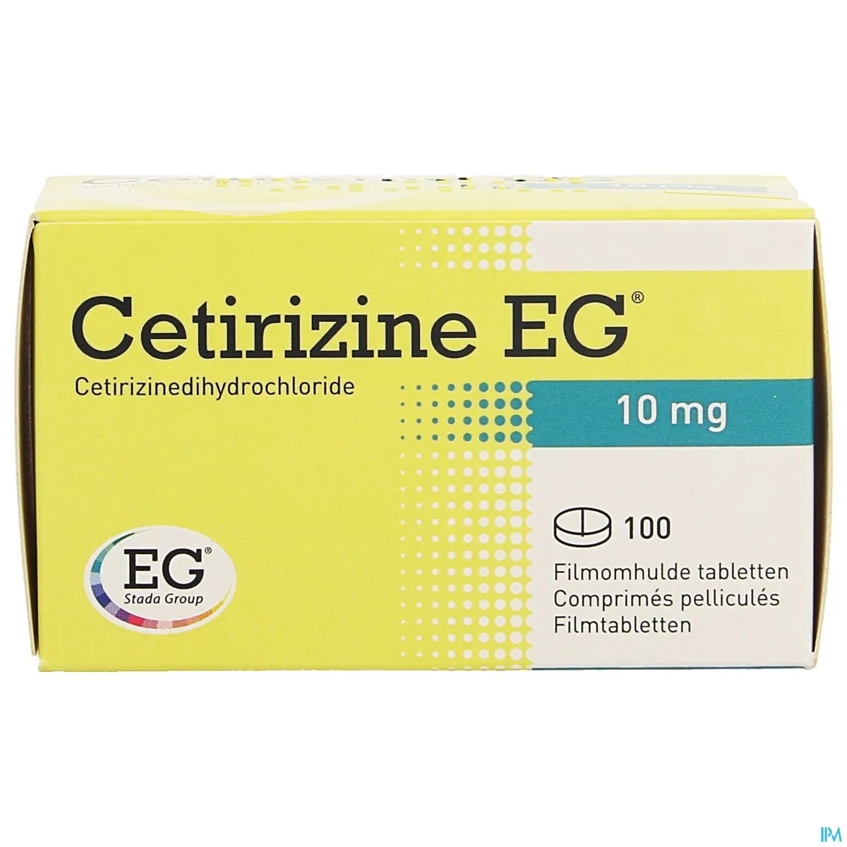 Cetirizine EG 10mg 100 Comprimés