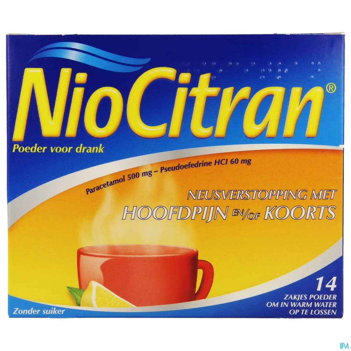 NioCitran 500mg/60mg 14 Sachets de Poudre