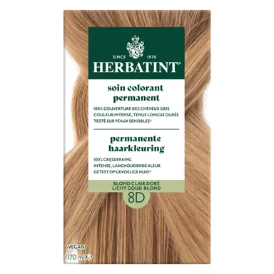 Herbatint Blond Clair Doré 8D