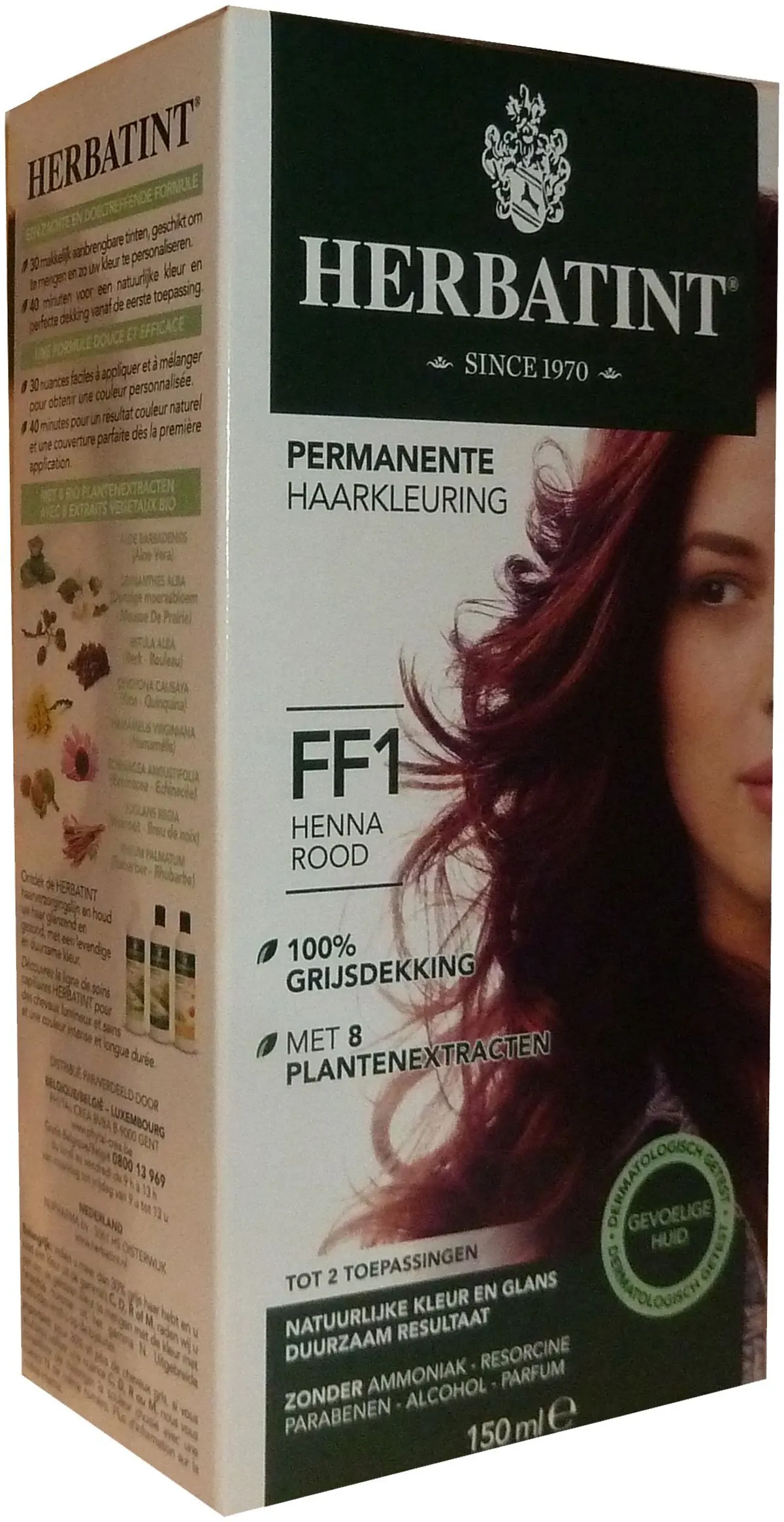 Herbatint Flash Fashion Ff1 Henna-rood 140ml