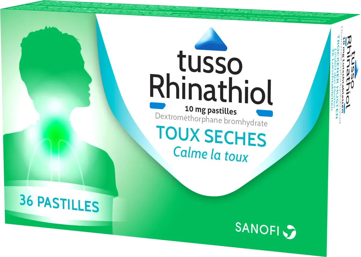 Tusso Rhinathiol 10mg 36 Comprimés A Sucer