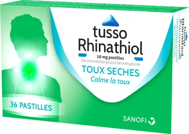 Tusso Rhinathiol 10mg 36 Comprimés A Sucer