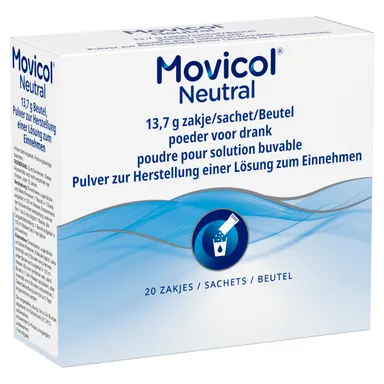 Movicol Neutraal Poeder voor Drinkoplossing 20 Zakjes