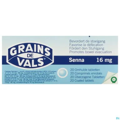 Grains De Vals Senna 20 tabletten