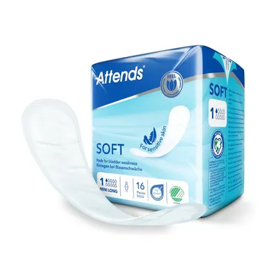 Attends Soft Mini Long 16 Stuks