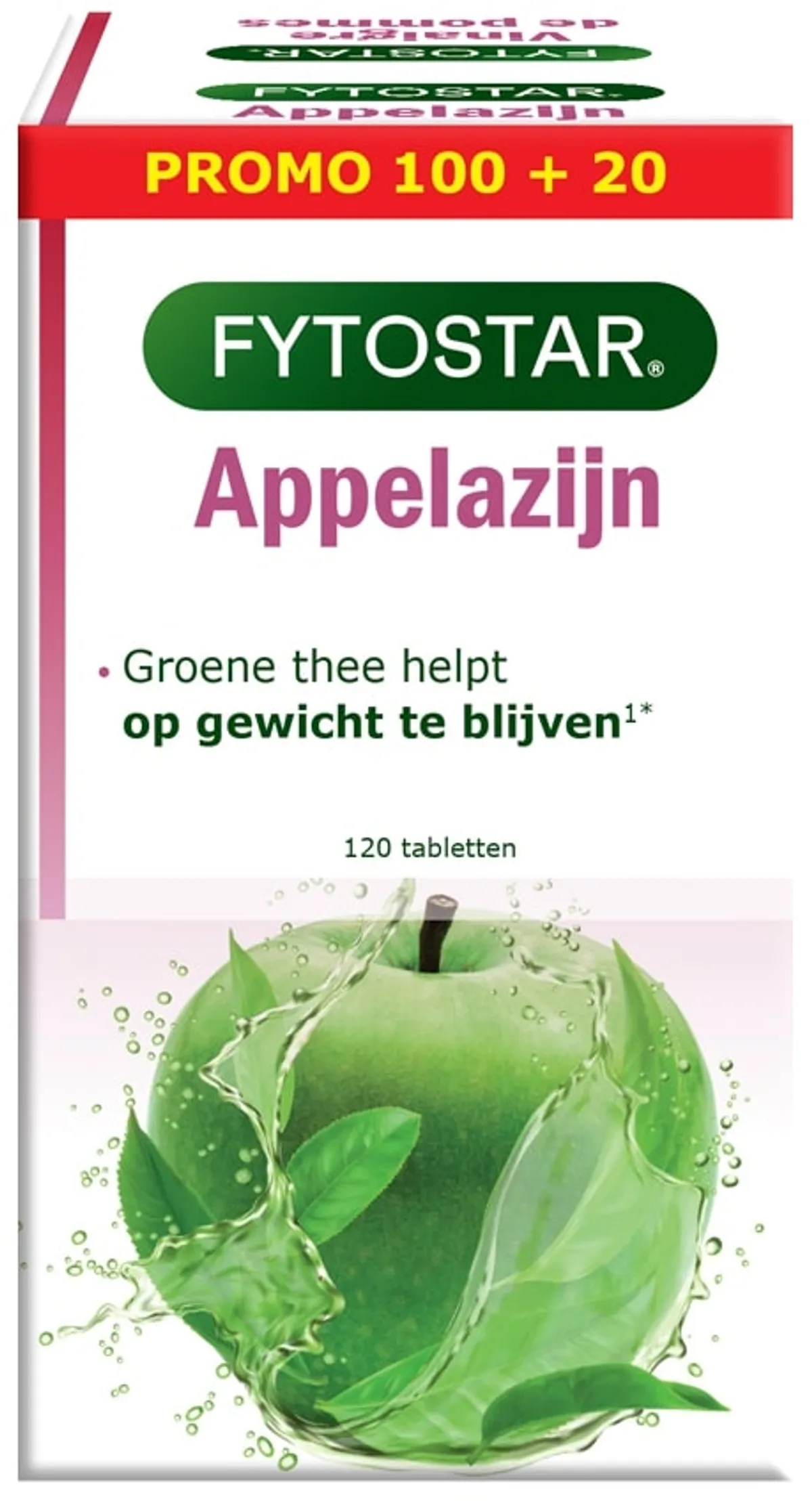 Fytostar Appelazijn 1200 100 Tabletten (+ 20 Gratis)