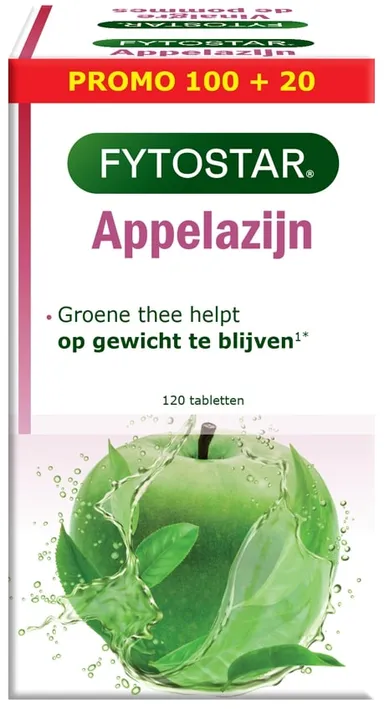 Fytostar Appelazijn 1200 100 Tabletten (+ 20 Gratis)