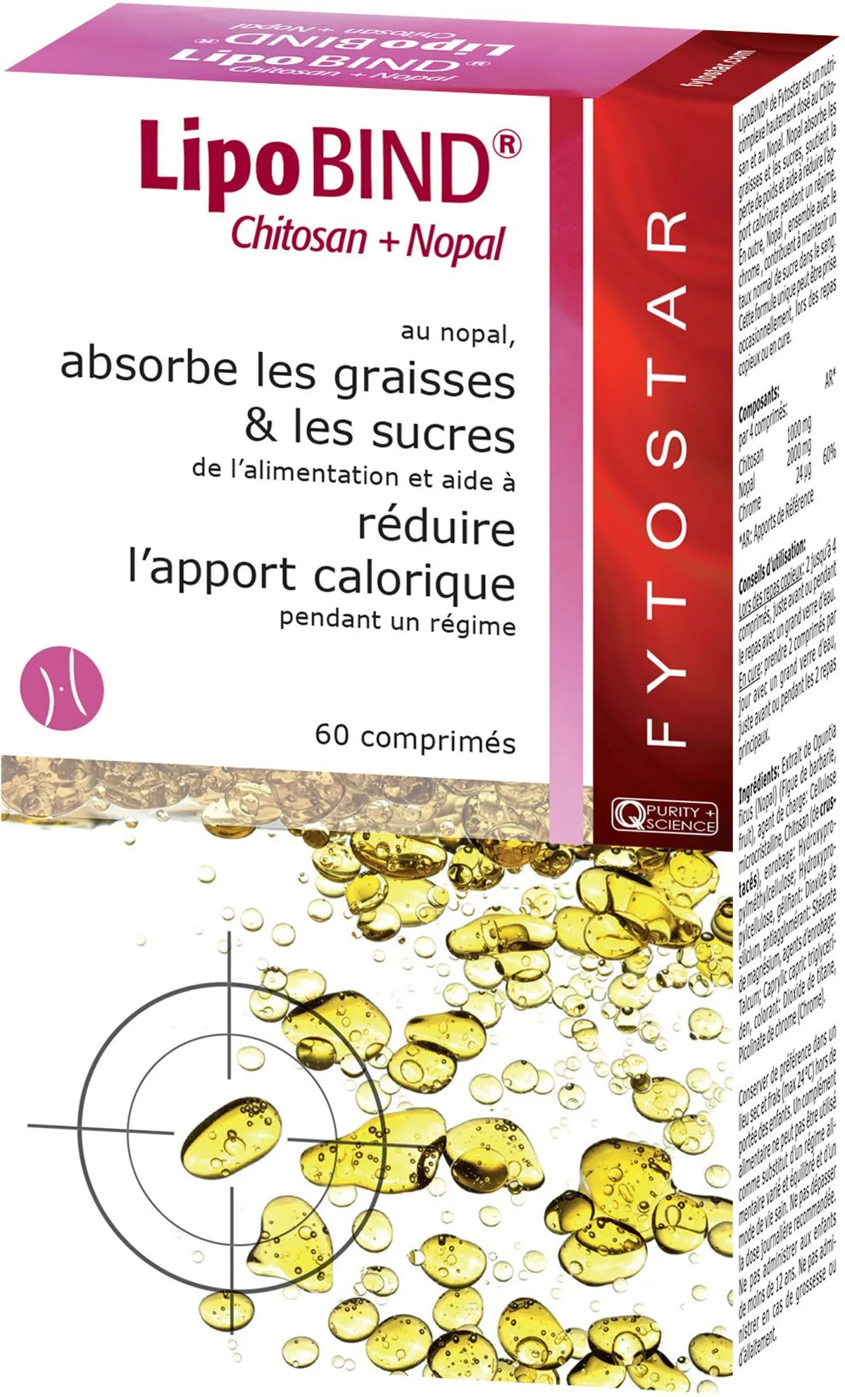 Fytostar Lipobind Chitosan Nopal 60 Comprimés