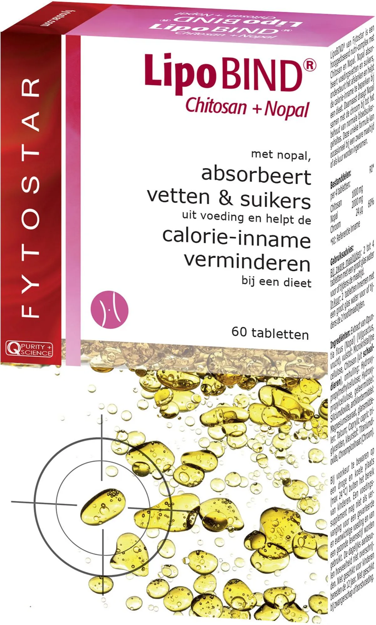 Fytostar Lipobind Chitosan Nopal 60 Tabletten