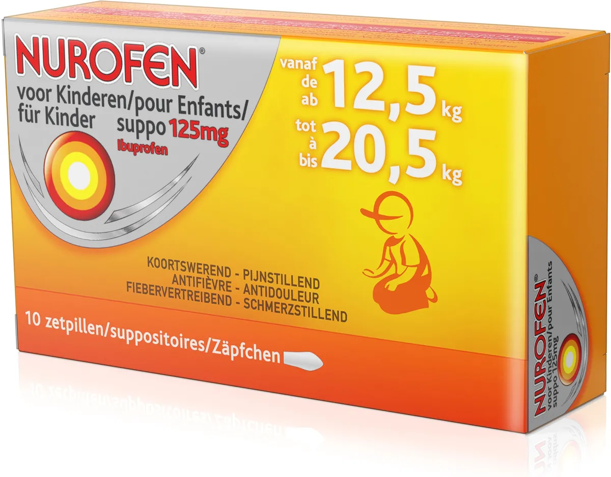 Nurofen Enfant 125mg 10 Suppositoires