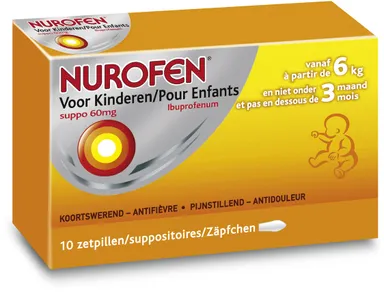 Nurofen Enfant 60mg 10 Suppositoires
