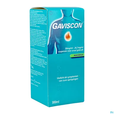 Gaviscon Suspension Buvable Menthe 300ml