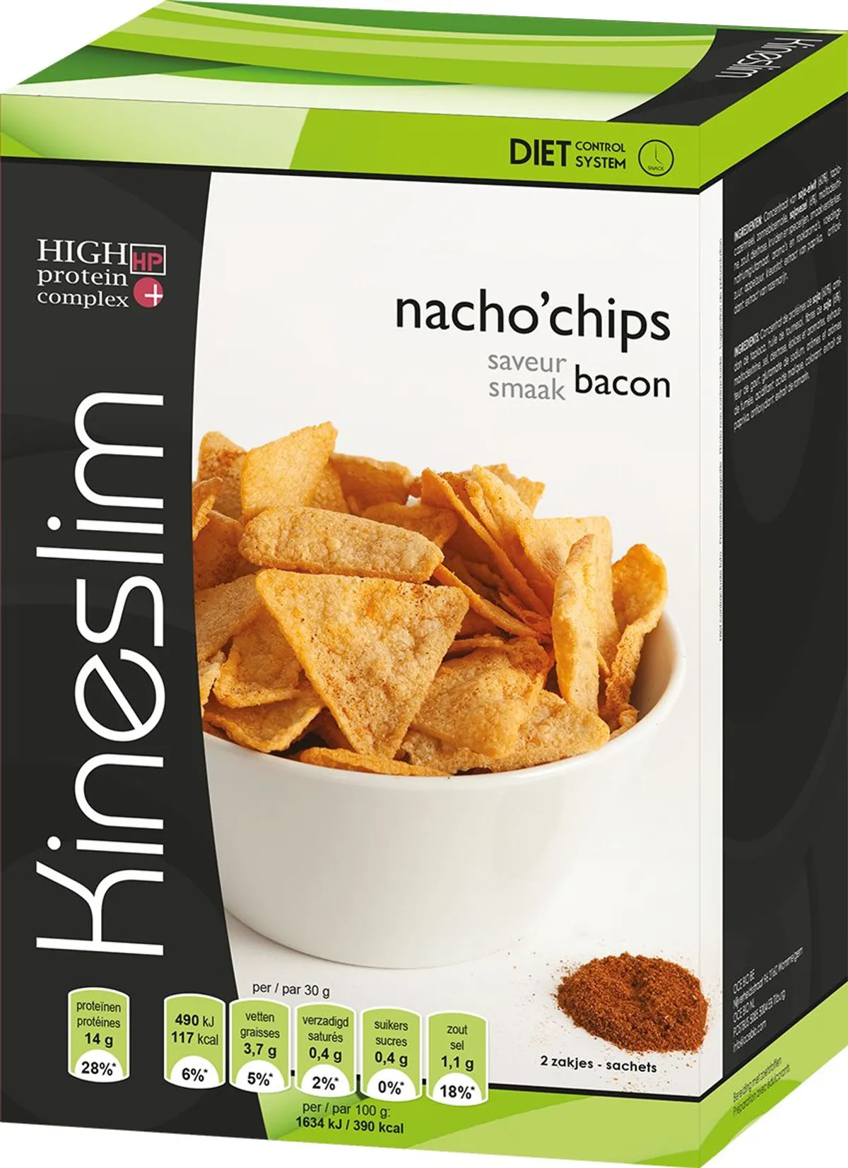 Kineslim Nacho Chips Bacon 2 Sachets