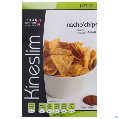 Kineslim Nacho Chips Bacon 2 Zakjes