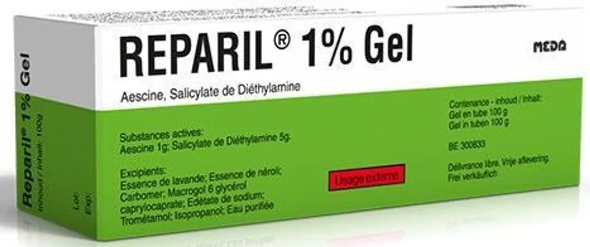 Reparil 1% Gel 100gr