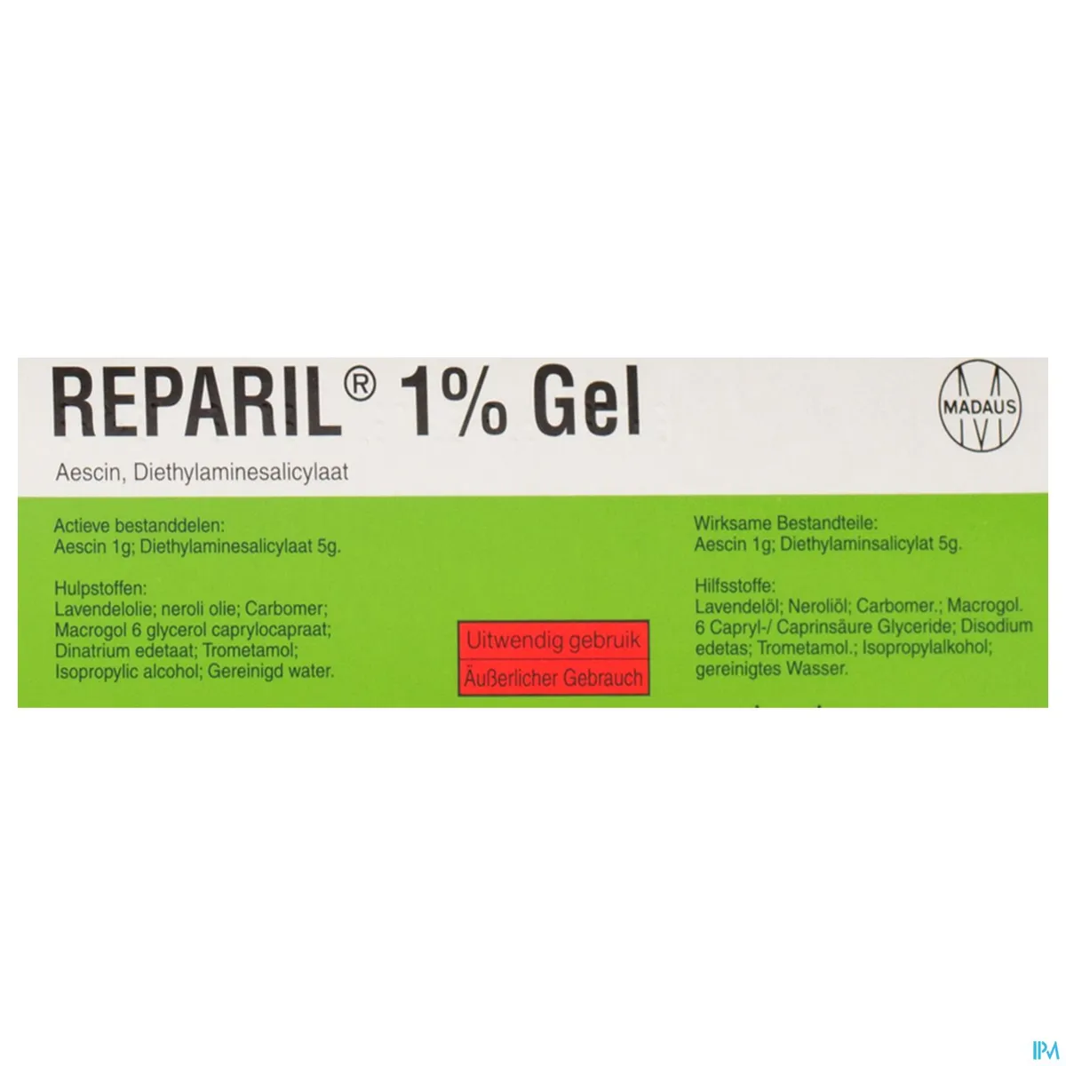 Reparil 1% Gel 100g