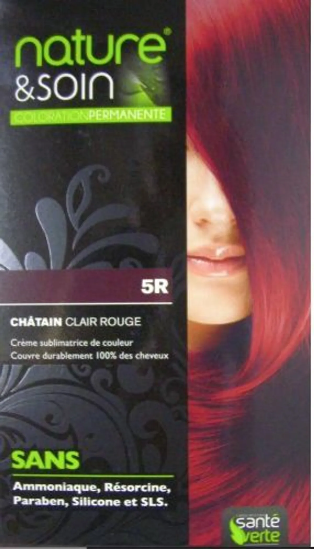 Nature&Soin Coloration Permanente Chatain Clair Rouge 129ml