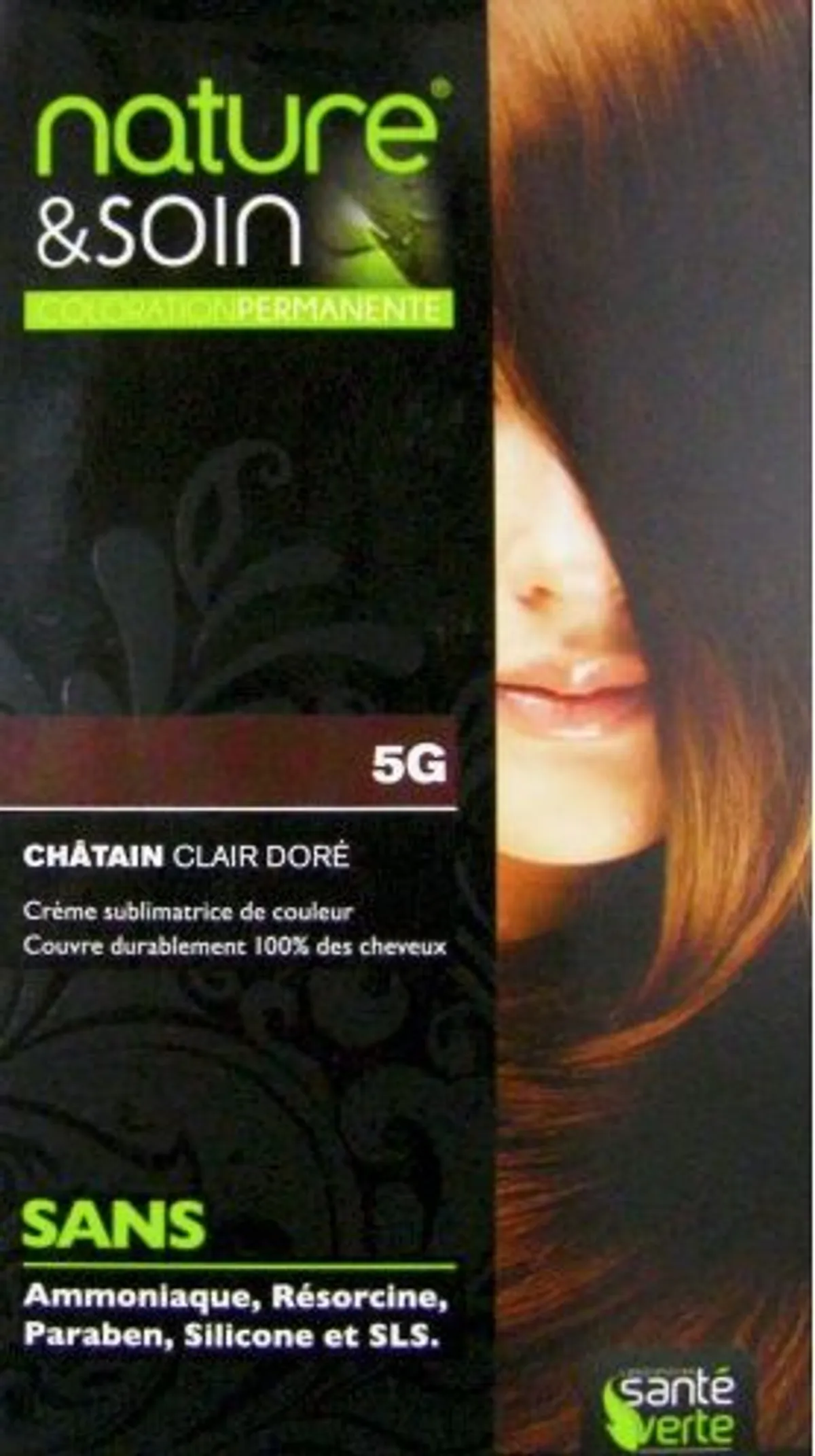 Nature&Soin Coloration Permanente Chatain Clair Doré 129ml