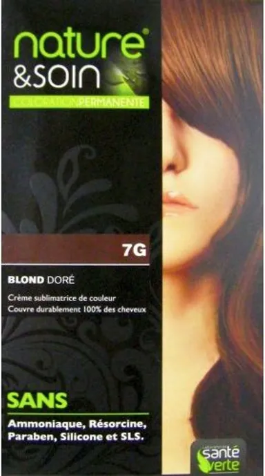 Nature&Soin Coloration Permanente Blond Doré 129ml