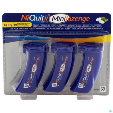 NiQuitin 1,5mg Minilozenge 60 Zuigtabletten