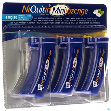 NiQuitin 4mg Minilozenge 60 Zuigtabletten