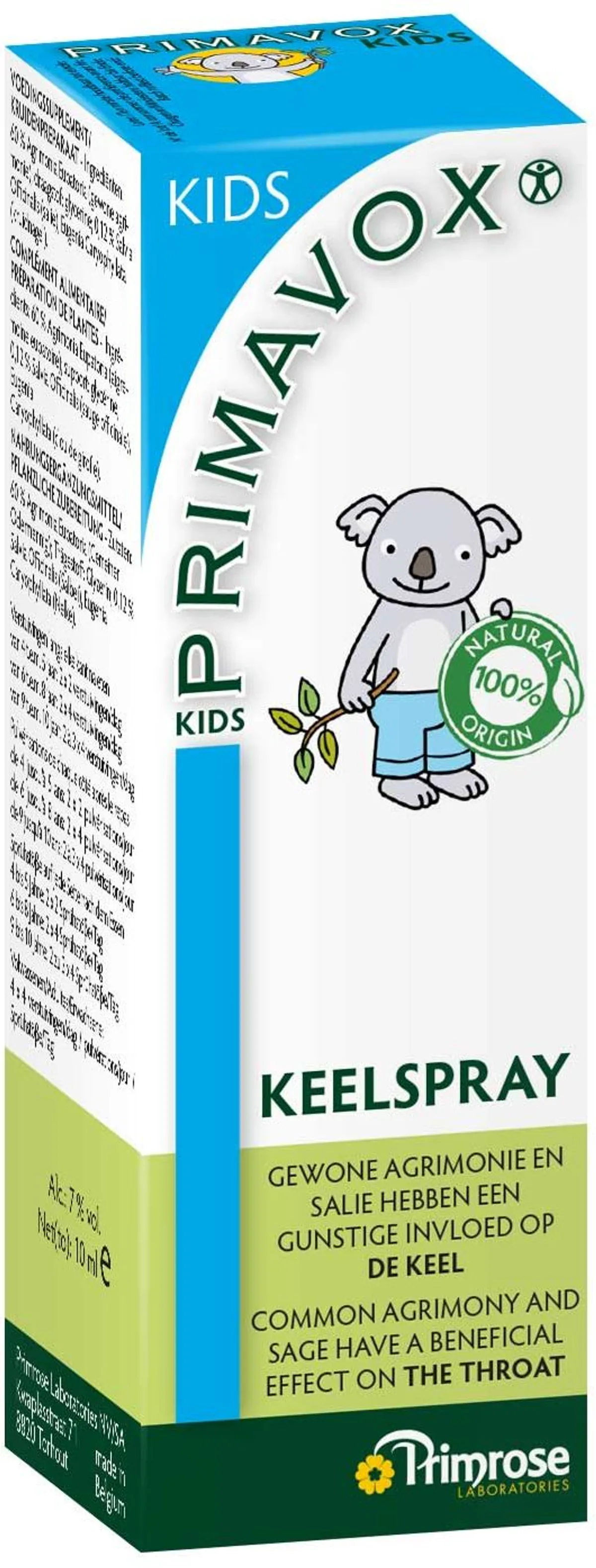 Primavox Kids Keelspray 10ml