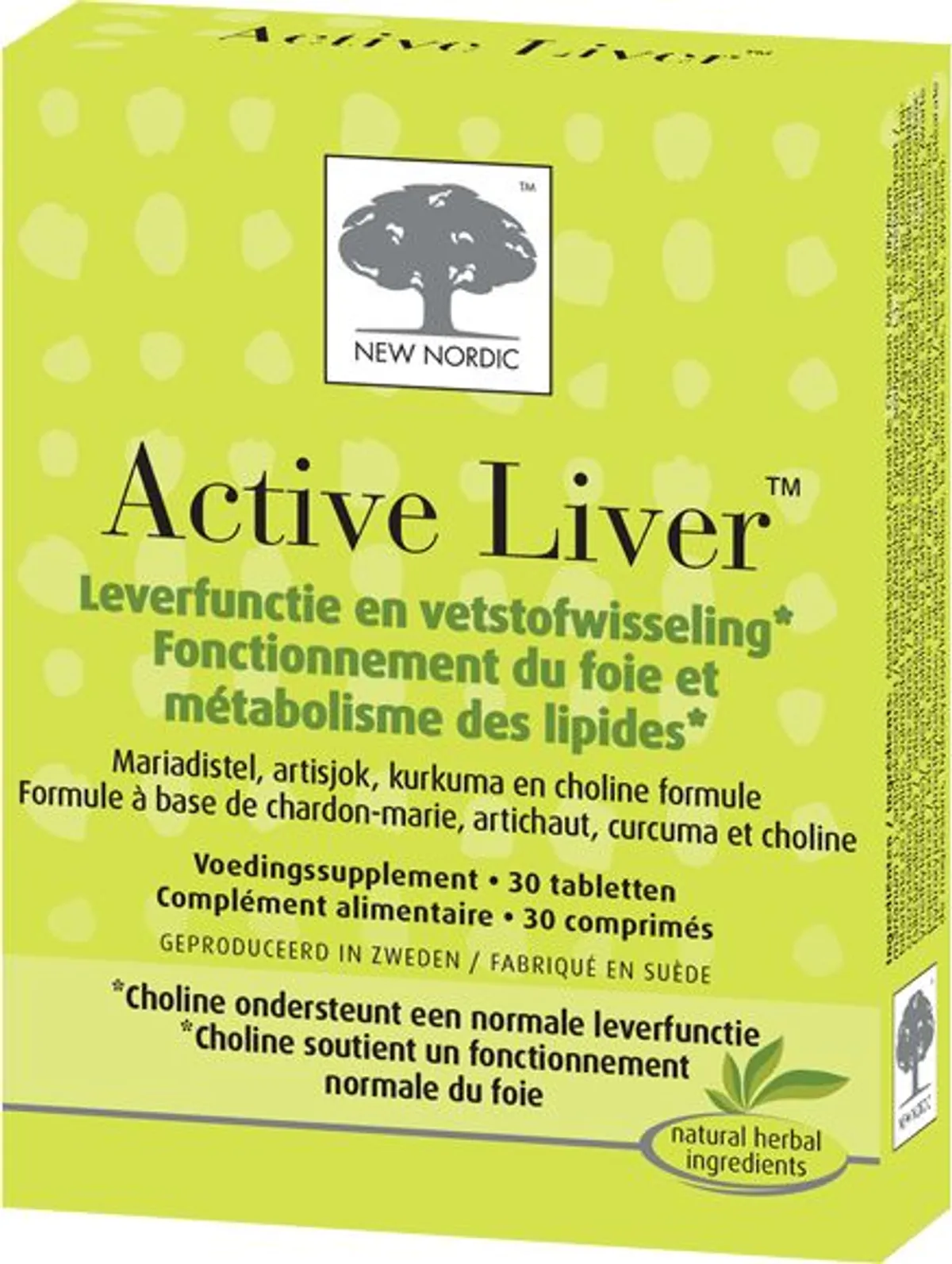 New Nordic Active Liver 30 Comprimés