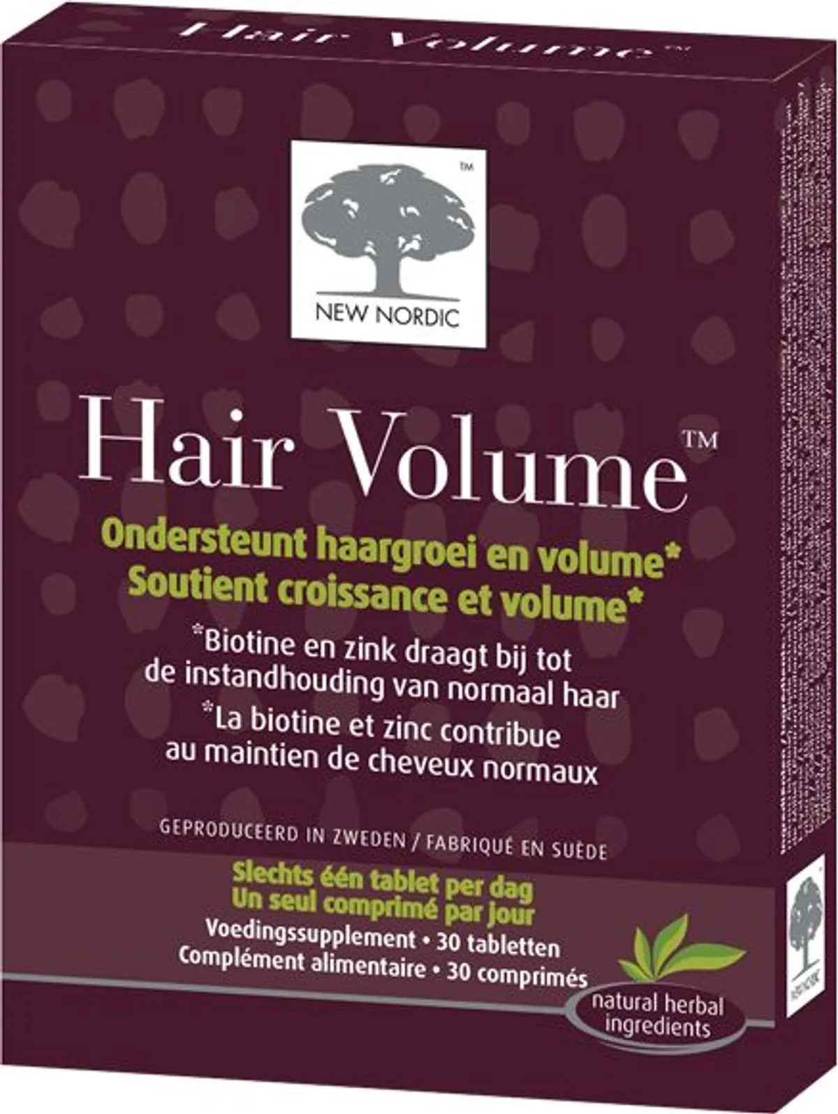 New Nordic Hair Volume 30 Comprimés