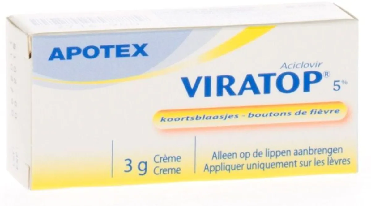 Viratop Apotex 5% Crème 3g