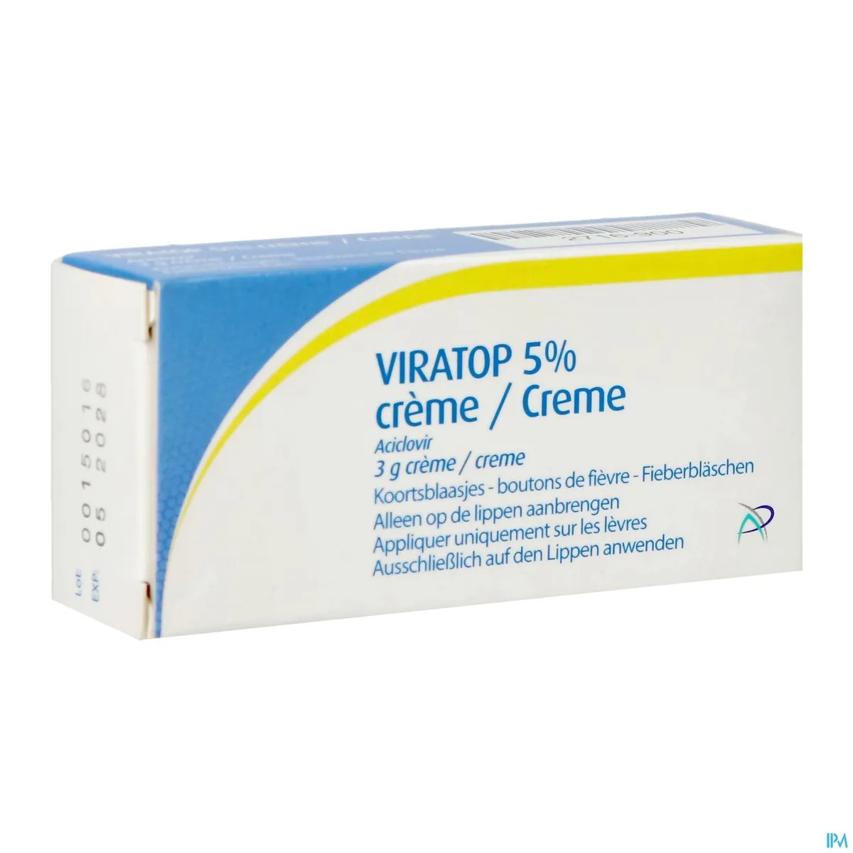 Viratop Apotex 5% Crème 3g