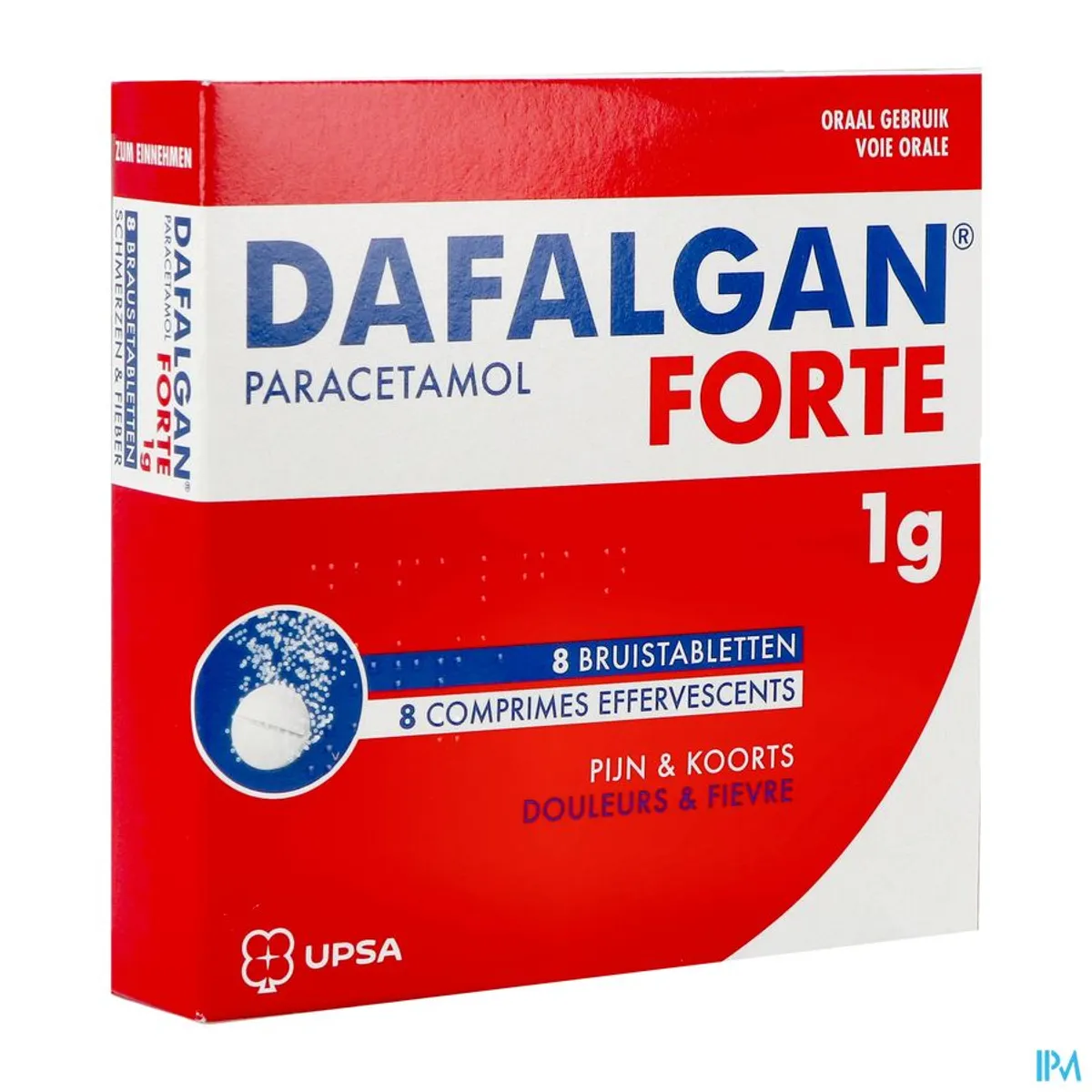 Dafalgan Forte 1g 8 Comprimés Effervescents