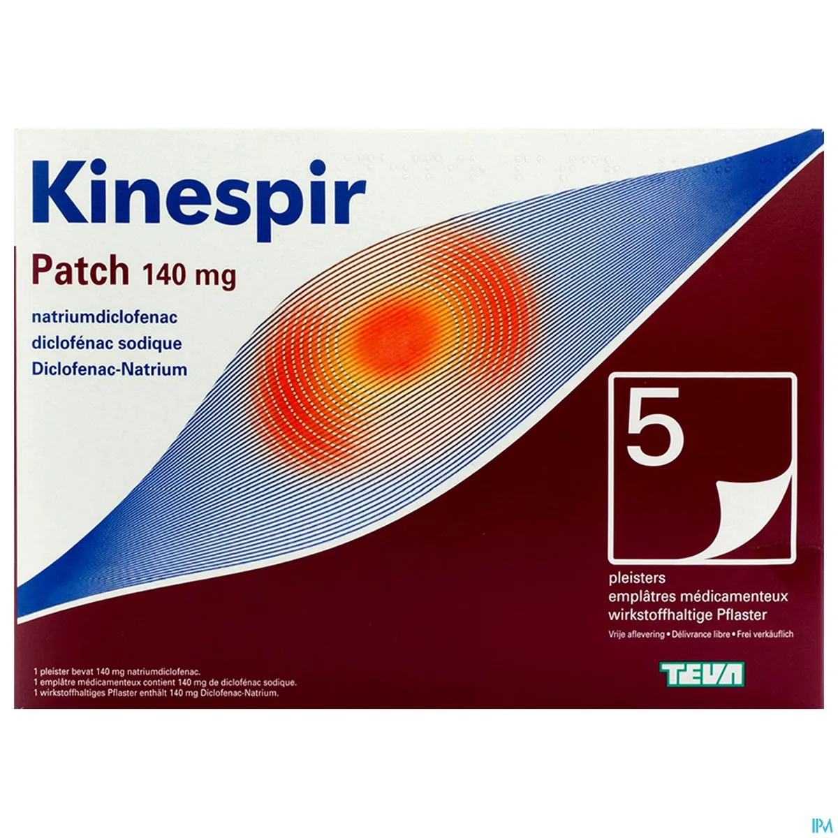 Kinespir Patch 140 mg 5 pleisters