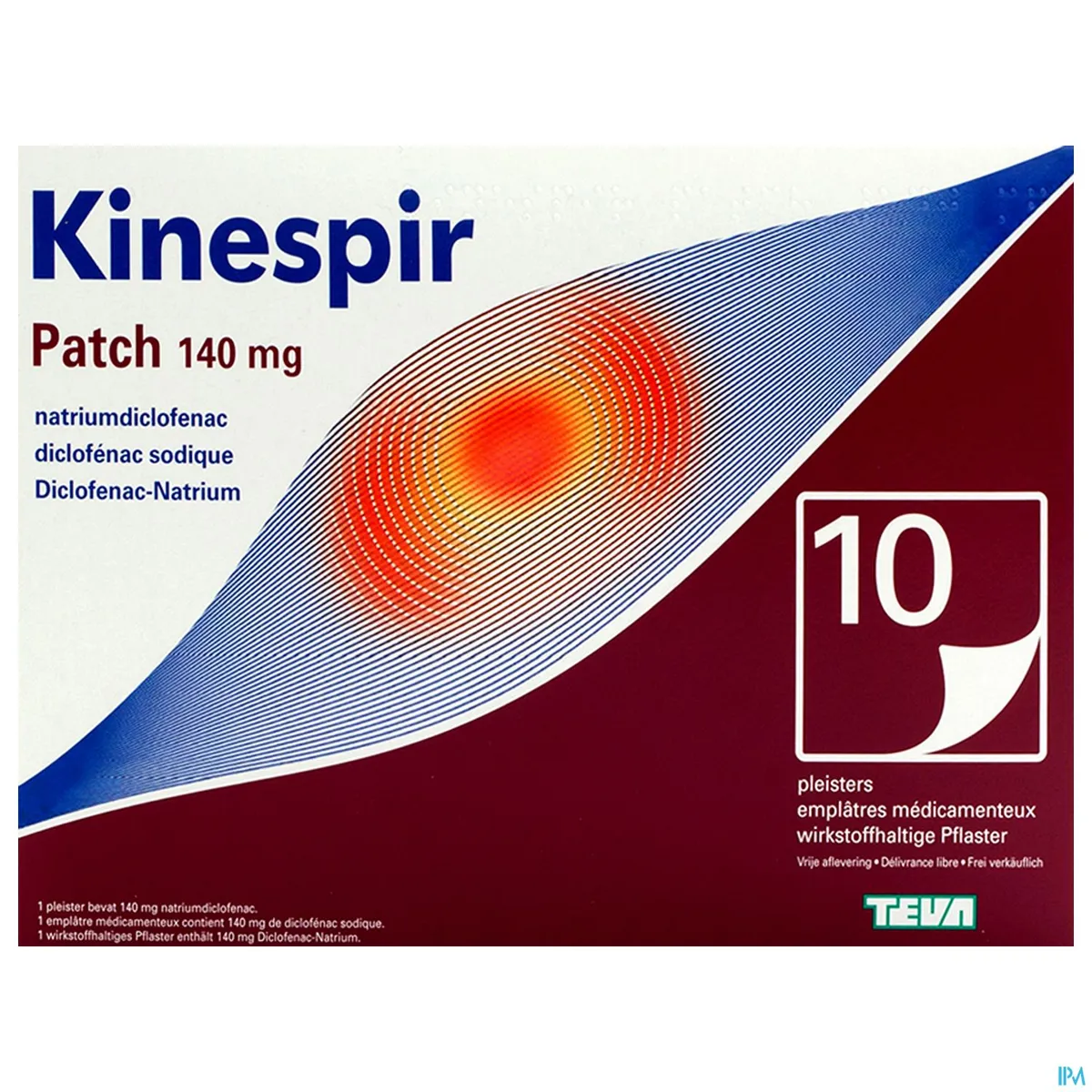 Kinespir Patch 140 Mg Emplatres 10