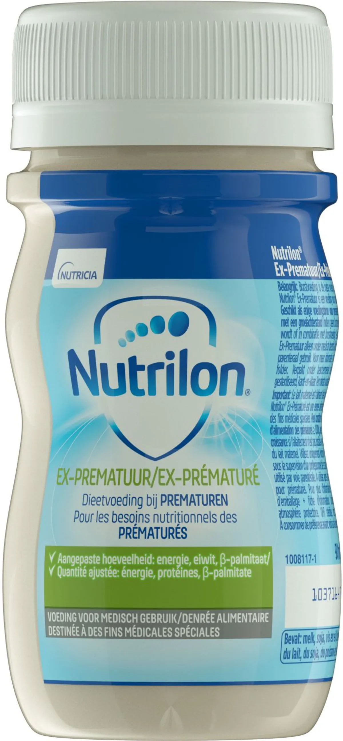 Nutrilon Ex-Prématuré Lait Bébé dès la naissance Liquide Bouteille 90ml